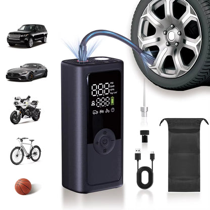 150Psi Portable Balloon Pump Car Air Compressor Tire Inflator Pump Electric Ball Tyre Pump