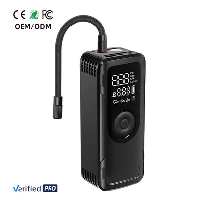 NEWO LP23 Portable Wireless Electric Air Pump Digital Aluminum Car Tire Inflator for Cars Bikes Motorcycles