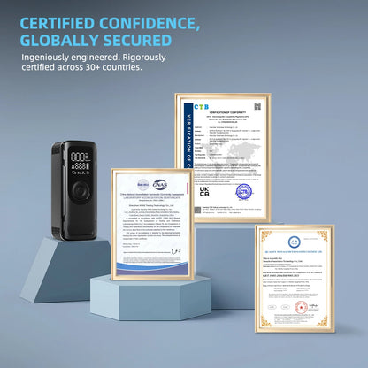 NEWO LP23 Portable Wireless Electric Air Pump Digital Aluminum Car Tire Inflator for Cars Bikes Motorcycles